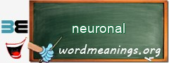 WordMeaning blackboard for neuronal